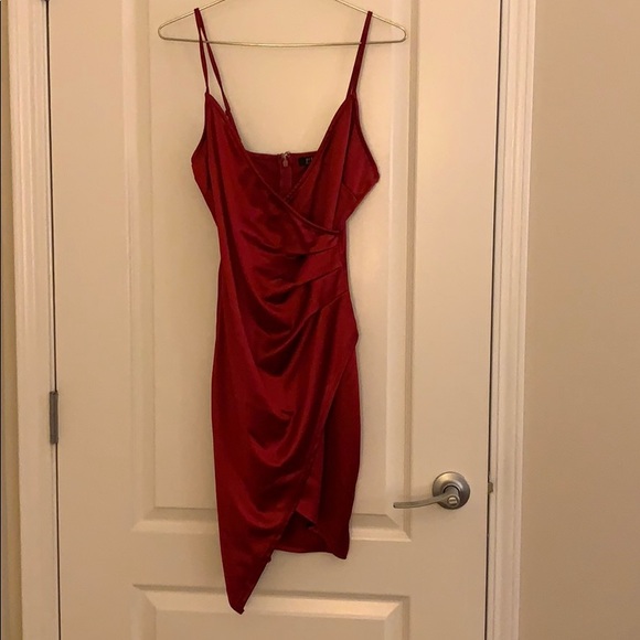 privy Dresses & Skirts - NWOT Silky Date Asymmetrical Dress